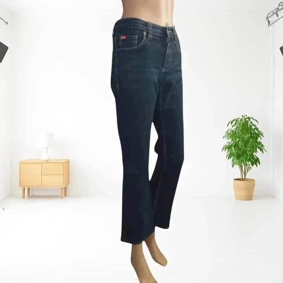Lee Cooper jeans, straight cut - medium waist - stretch texture - navy blue – photo 7